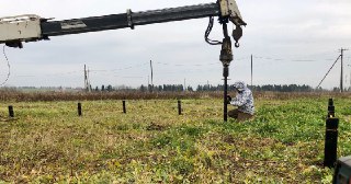 Установка винтовых свай Каменка цена от 3115 руб.